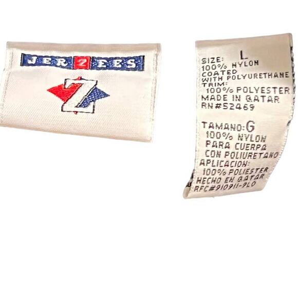 Jerzees Plaid Windbreaker Jacket Quarter Zip Pullover Nylon Size L Blue Green - Picture 3 of 10